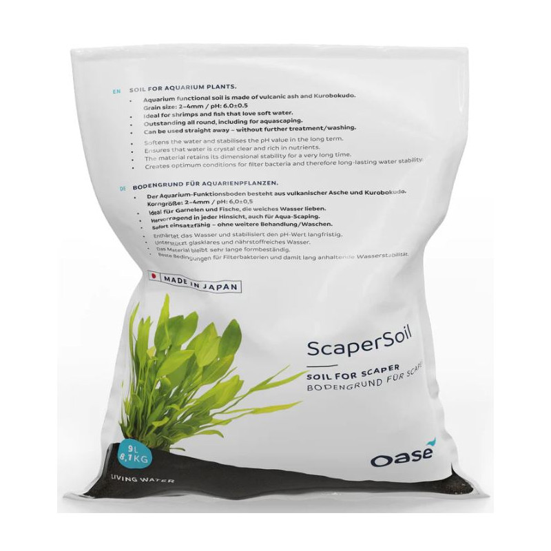 Oase ScaperLine Aquarium Soil - Black