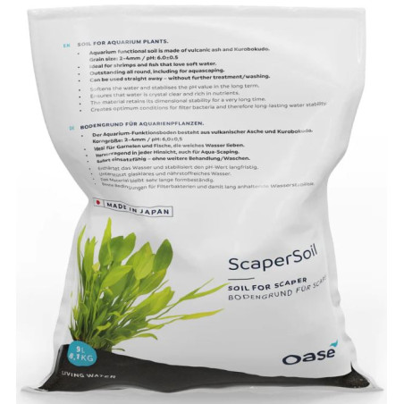 Oase ScaperLine Aquarium Soil - Black
