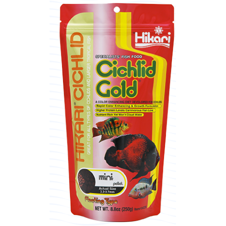 Hikari Cichlid Gold Mini -8.8OZ (250g) Hikari Cichlid Gold Mini -8.8OZ (250g)