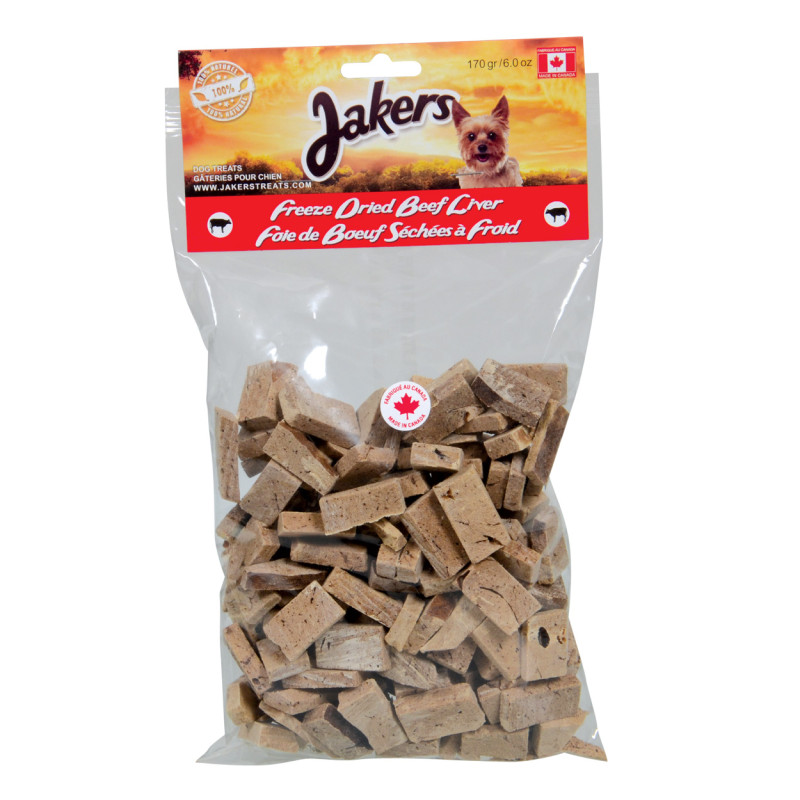 Jakers – Foie de bœuf séché à froid –170g