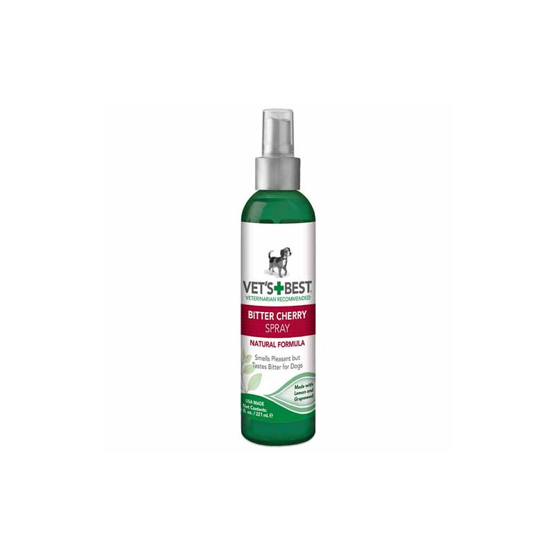 Vet's Best Bitter Cherry Deterrent Spray for Dogs 7.5oz