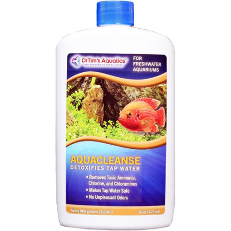 Dr. Tim's AquaCleanse Tap Water Detoxifier for Freshwater -16oz