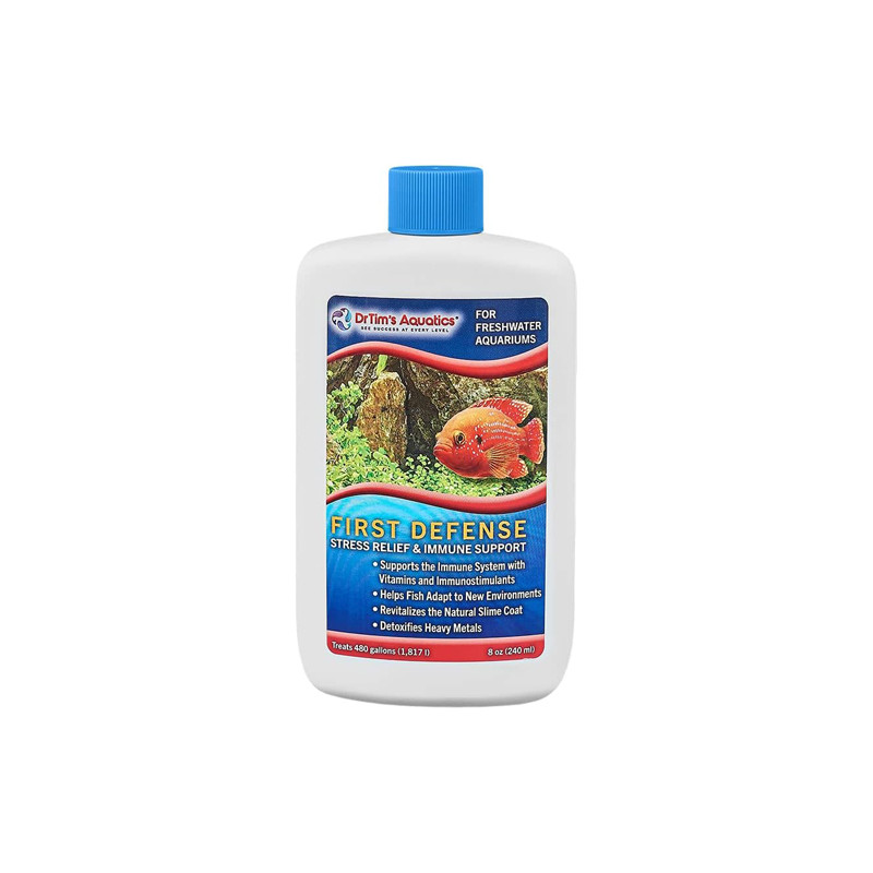 DrTim's First Defense Fish Stress Relief for Freshwater -8oz DrTim's First Defense Fish Stress Relief for Freshwater -8oz