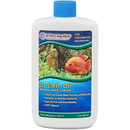 DrTim's Clear-UP Natural Water Clarifier for Freshwater -8oz DrTim's Clear-UP Natural Water Clarifier for Freshwater -8oz