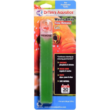 DrTim's Waste-Away Time Release Gels for Freshwater LG 100 Gallon Single