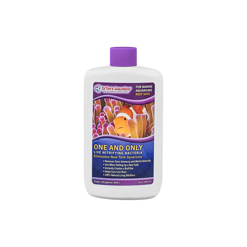 DrTim's One & Only Live Nitrifying Bacteria for Reef, Nano and Seahorse Aquaria -8oz