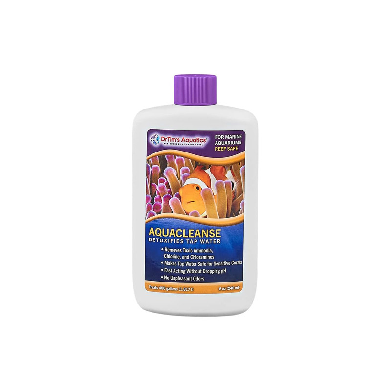 DrTim's AquaCleanse Tap Water Detoxifier for Reef, Nano and Seahorse Aquaria -8oz