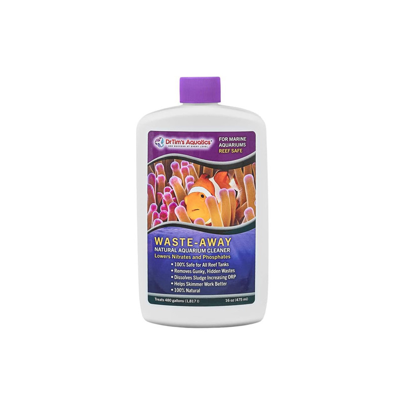 DrTim's Waste-Away Sludge Busing Bacteria for Reef, Nano, and Seahorse Aquaria -16oz