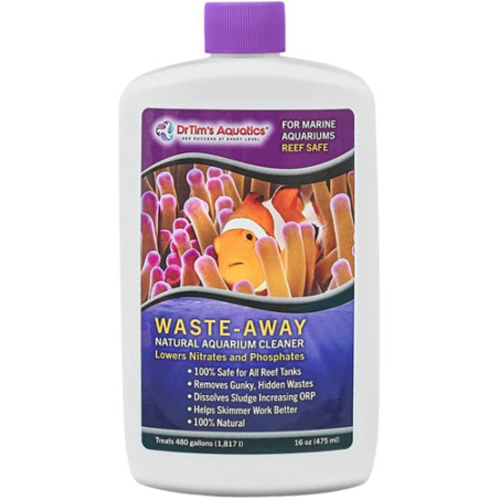 DrTim's Waste-Away Sludge Busing Bacteria for Reef, Nano, and Seahorse Aquaria -16oz
