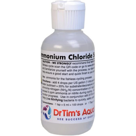 DrTim's Ammonium Chloride Solution for Fishless Cycling-2oz
