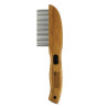 Bamboo Groom Rotating Pin Comb with 41 Rounded Pins