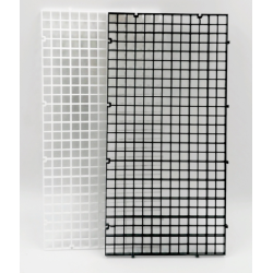 Aquarium Eggcrate for Reef Pack Tank Cover Holder 14.8cm x 29.5cm - 6mm opening hole