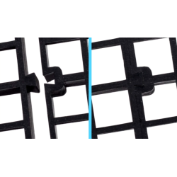 Eggcrate d'aquarium  -Black