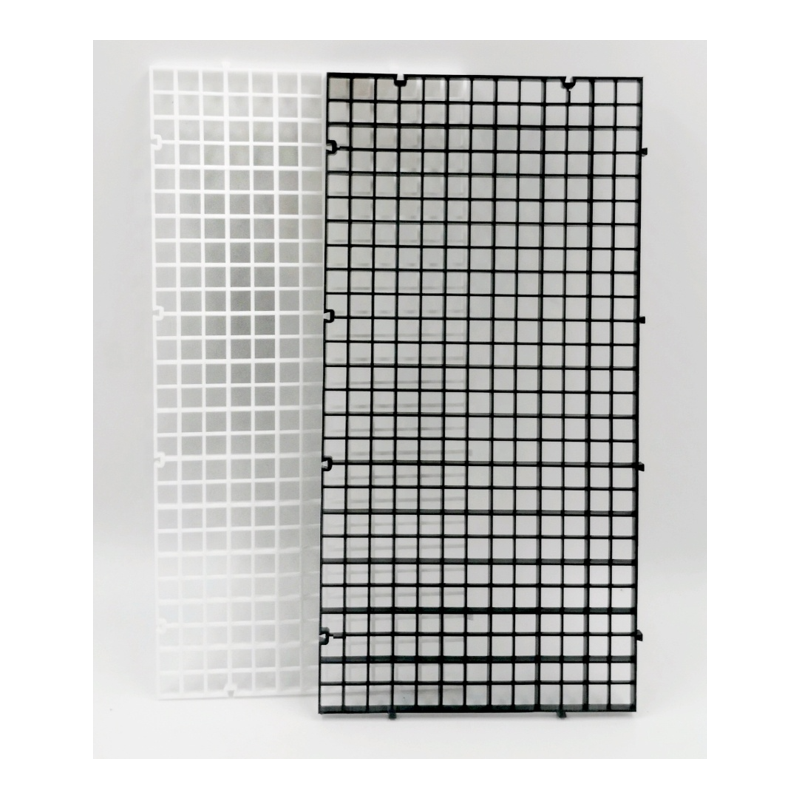 Aquarium Eggcrate for Reef Pack Tank Cover Holder 14.8cm x 29.5cm - 6mm opening hole
