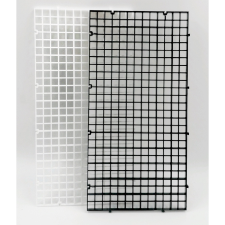 Aquarium Eggcrate for Reef Pack Tank Cover Holder 14.8cm x 29.5cm - 6mm opening hole