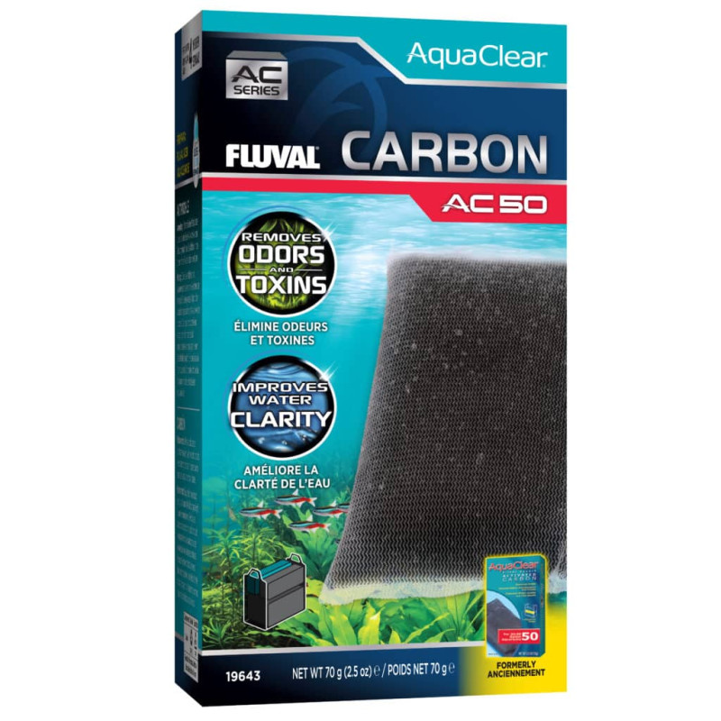 Fluval Carbon for AC50 Power Filter, 70 g