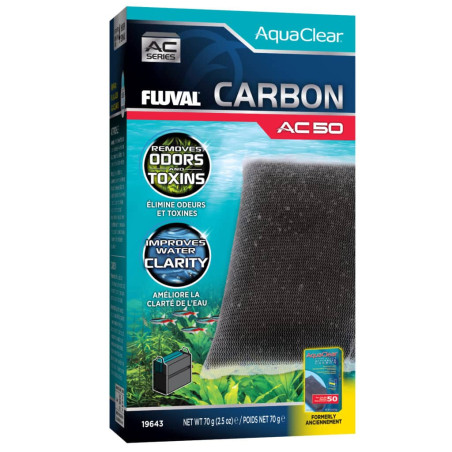 Fluval Carbon for AC50 Power Filter, 70 g