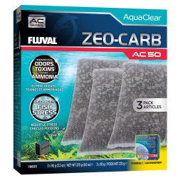 Fluval Zeo-Carb for AC50 Power Filter -90g, 3-Pack