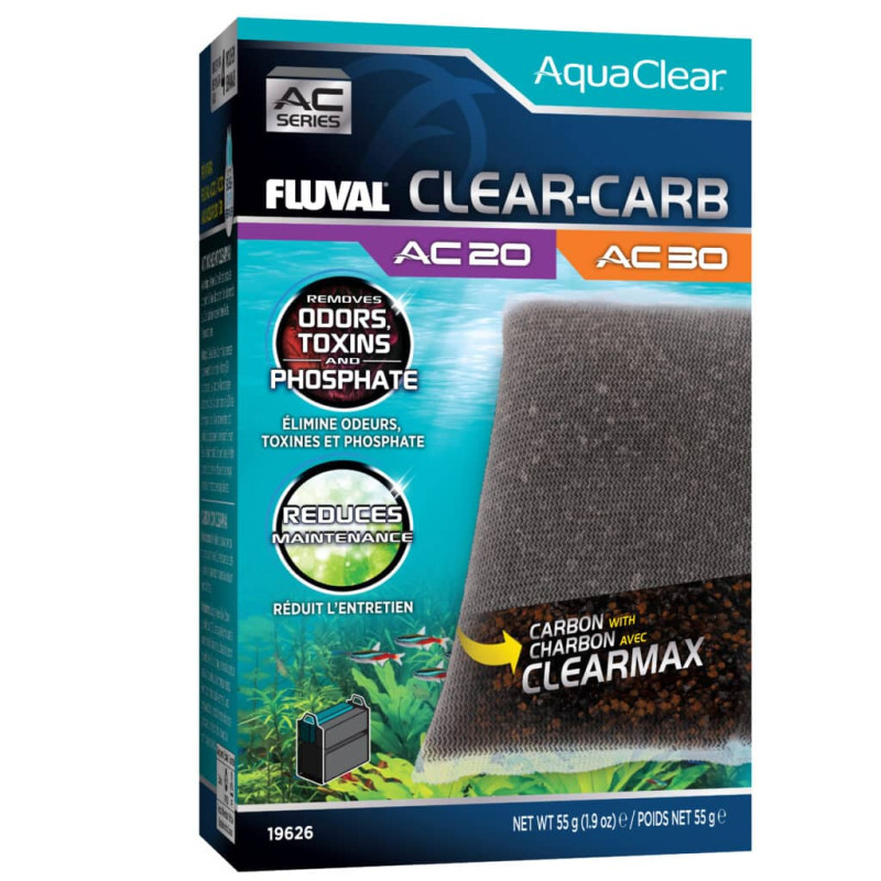 Fluval Clear-Carb for AC20/AC30 Power Filter -55 g