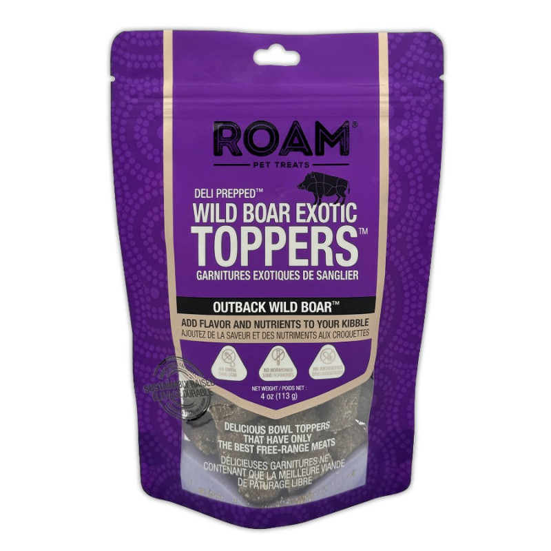 Roam Venison Exotic Toppers -113g