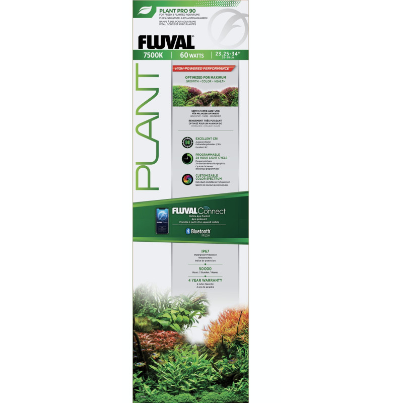 Fluval Plant Pro 90 for Fresh & Planted Aquariums -60W -23-34in