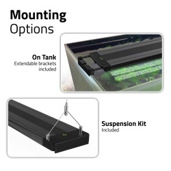 Fluval Plant Pro 60 for Fresh & Planted Aquariums -38W -15-23in