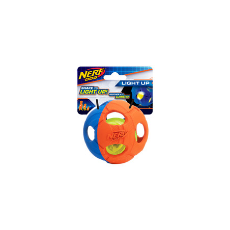 Nerf Dog LED BASH Ball - Medium -3.5 in