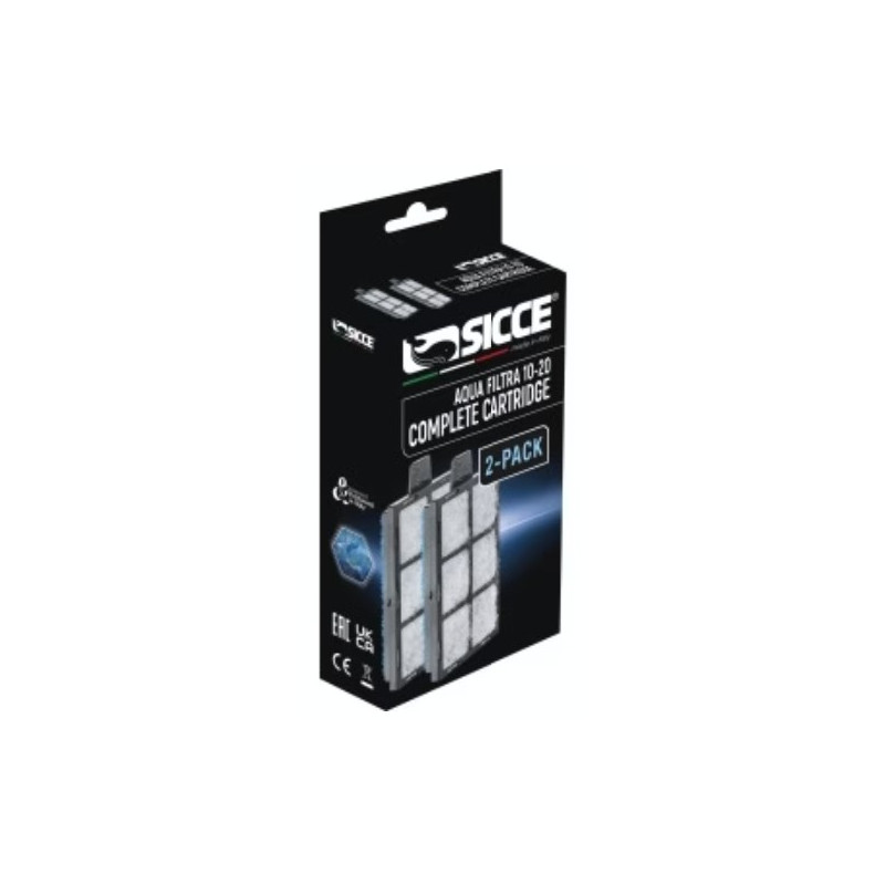 Sicce Aqua Filtra 10-20 Cartridge -2pk