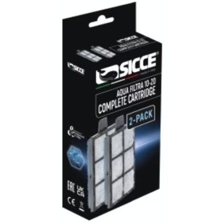 Sicce Aqua Filtra 10-20 Cartridge -2pk