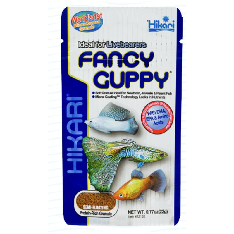 Hikari Fancy Guppy -0.77 OZ. (22g)