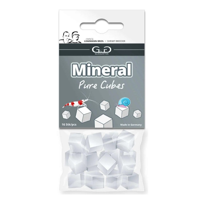 GlasGarten Mineral Hearts -16pcs