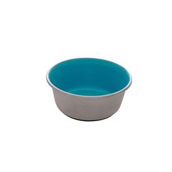 Dogit Stainless Steel Non-Skid Dog Bowl - Blue - 350 ml (11.8 fl.oz.)