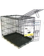 Crate and dog fence